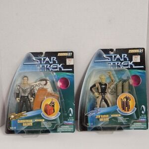 Star Trek Warp Factor Jem Hadar Cardassian Soldier Figures Playmates Sealed 1998